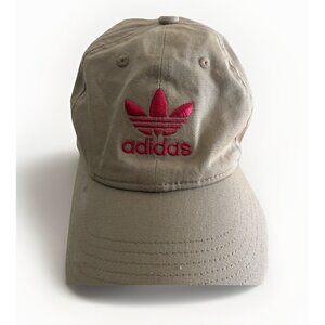 Adidas Pink & Tan Trifoil Baseball Cap - Women's